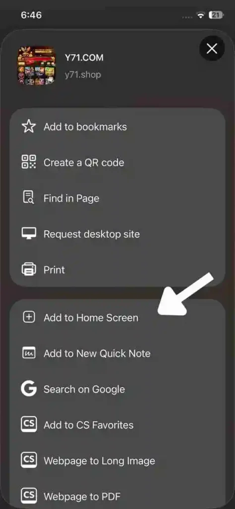 Y71 App for iOS